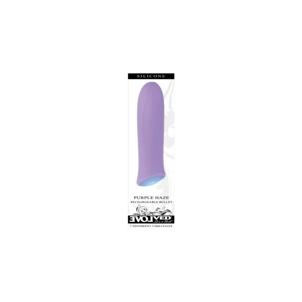 Evolved Purple Haze Rechargeable Silicone Bullet Vibrator