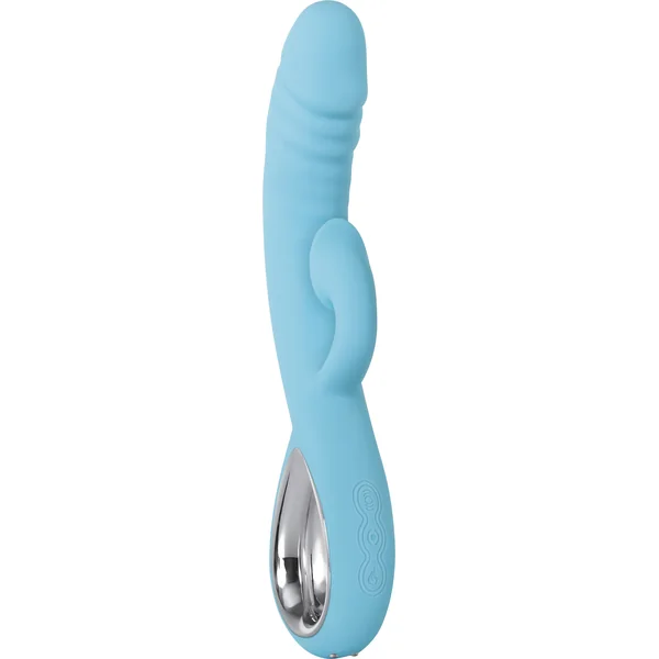 EVOLVED TRIPLE INFINITY VIBRATOR W/ SUCTION BLUE