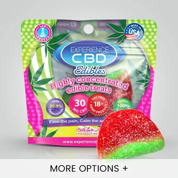 EXPERIENCE CBD 30MG WATERMELON GUMMY 1PC (NET)
