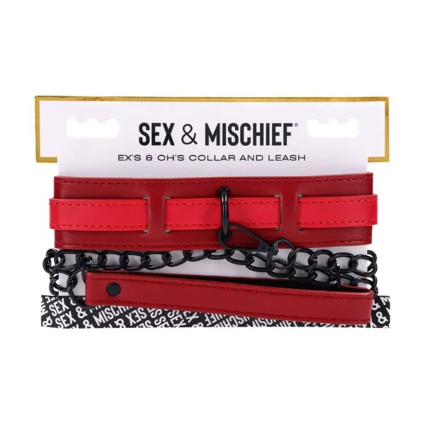 EX’S & OH’S COLLAR & LEASH
