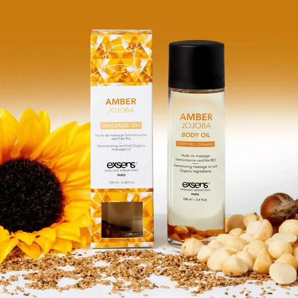 Exsens® Amber Jojoba Organic Body Oil