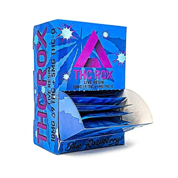 Extrax THC Rocks Live Resin Blue Raspberry 30PK