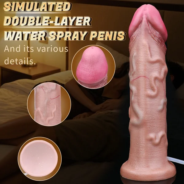 Fake Cum Realistic Silicone Dildo Butt Plug – Strap On G-Spot Stimulation Sex Toys for Women