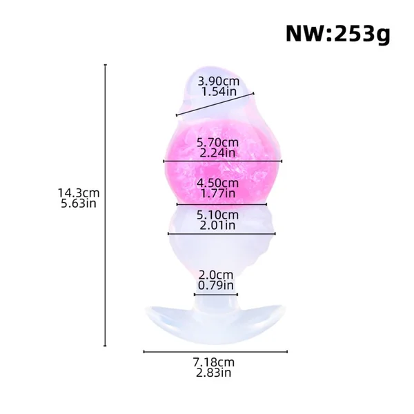 Fantasy Anchor Butt Plug Monster Dildo – Strap-On Anal Stimulation Sex Toy for Women