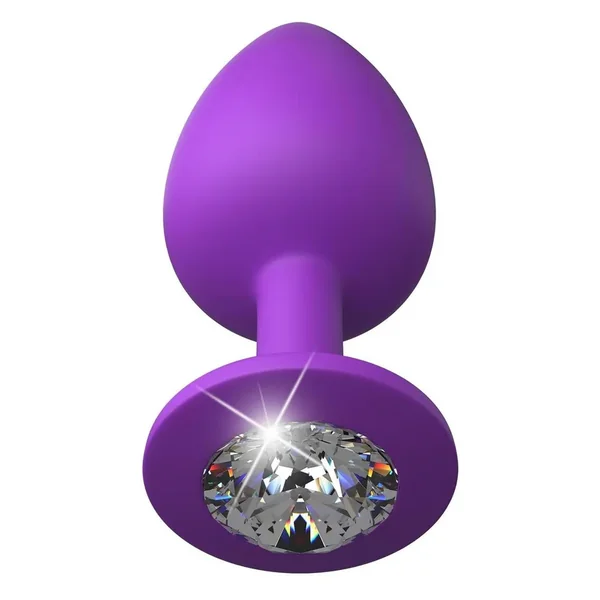 Fantasy For Her Her Little Gem Large Plug Anal Play Silicone Waterproof Purple