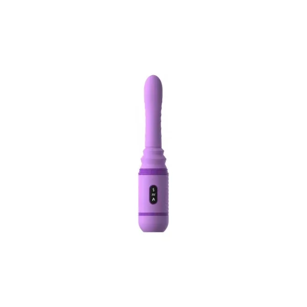 Fantasy For Her Love Thrust-Her Rechargeable Silicone Thrusting Vibrator, Purple