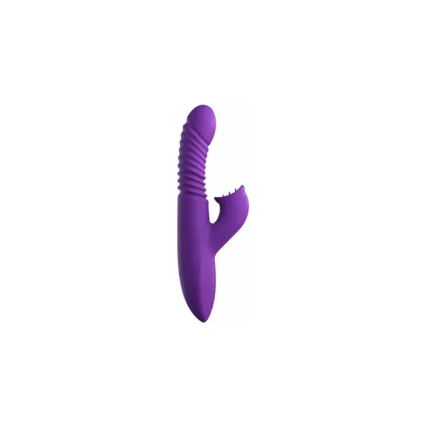 Fantasy For Her Rechargeable Silicone Ultimate Thrusting Clit Stimulate-Her, Purple