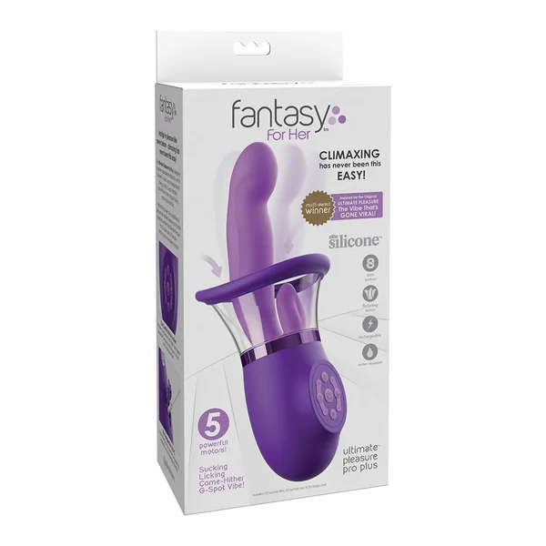 Fantasy for her Ultimate Pleasure Pro Plus Vibrator by Pipedreams Products®