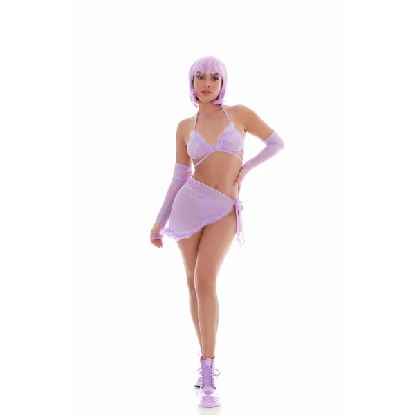 Feeling Fuzzy 5pc Set - Small/medium Lilac