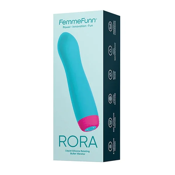 Femme Funn Rora Rotating Bullet – Turquoise