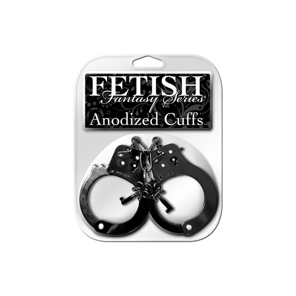 FETISH FANTASY ANODIZED CUFFS BLACK