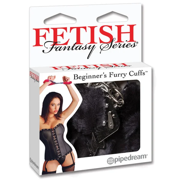 Fetish Fantasy Series Beginners Furry Cuffs - Black
