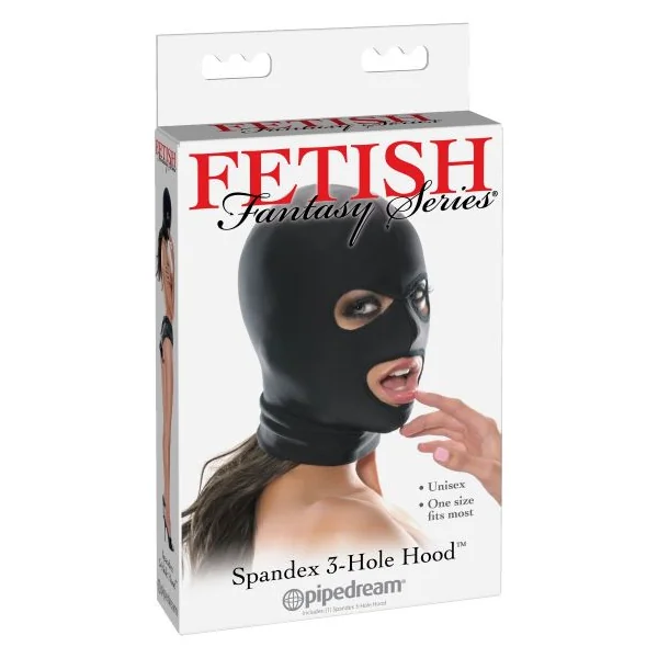 FETISH FANTASY SPANDEX 3 HOLE HOOD