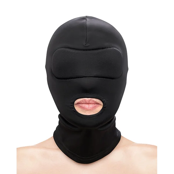 Fetish & Fashion Mouth Hood - Black