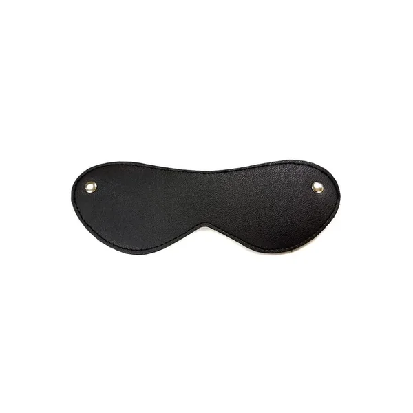 Fetish Play Blindfold Vegan Leather – Black