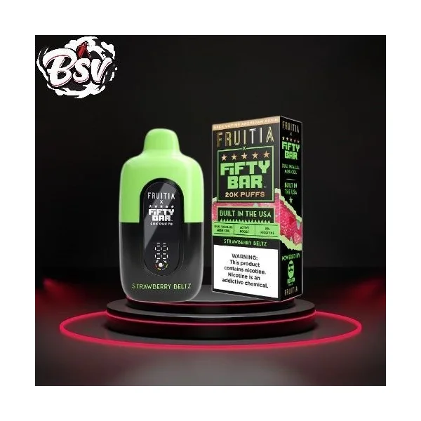 Fifty Bar 20k Disposable 5pk Strawberry Beltz