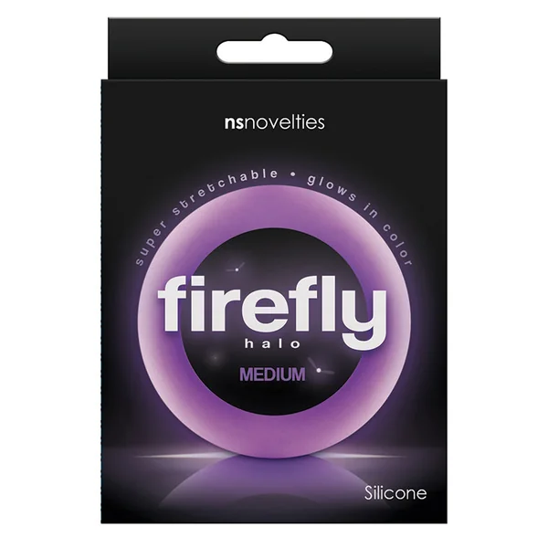 Firefly Halo Medium C-Rings - Glow-In-The-Dark Purple (3 Pack)