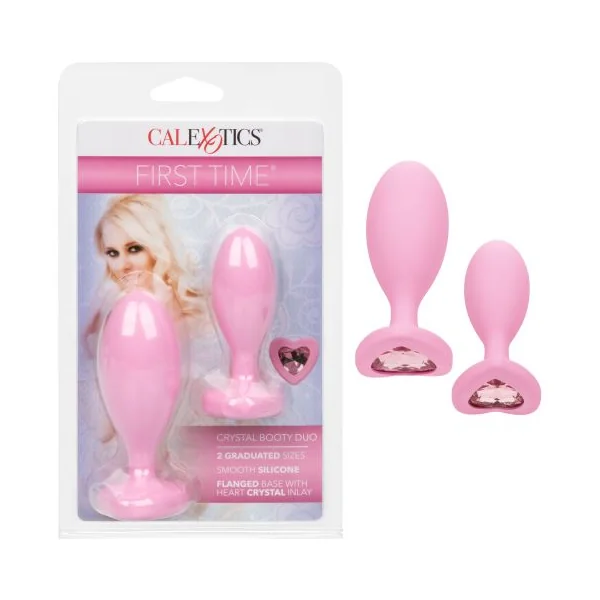 FIRST TIME LOVE CRYSTAL BOOTY DUO PINK