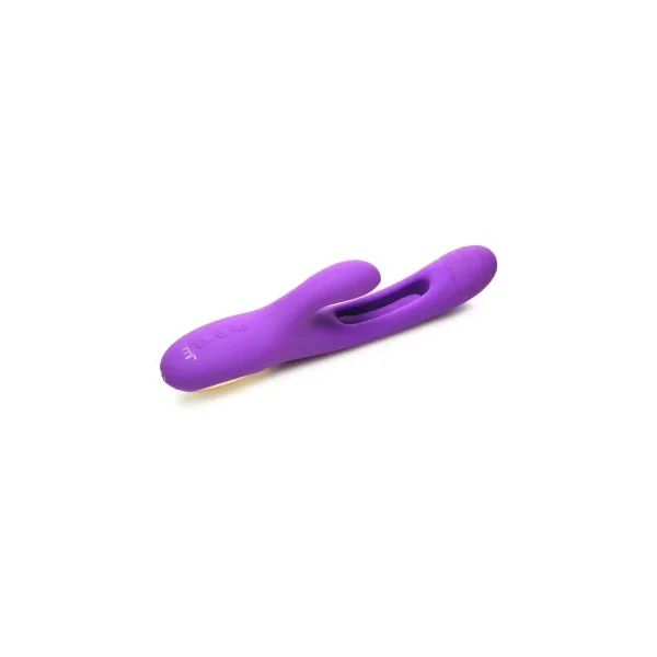 Flickers Tri-Flick Flicking Silicone Rabbit Vibrator