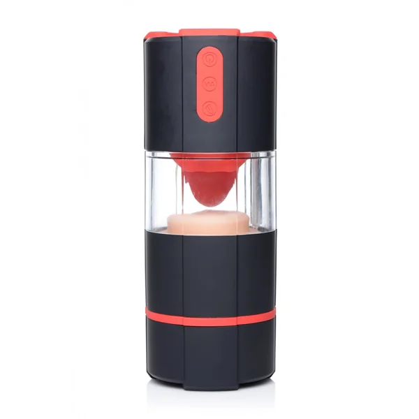 Flicking Tongue Masturbator