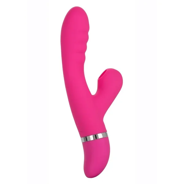Foreplay Frenzy Pucker Silicone Rabbit Vibrator – Pink