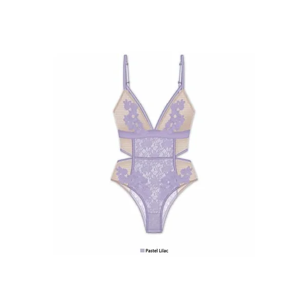 French Affair – Teddy Flower Pastel Lilac