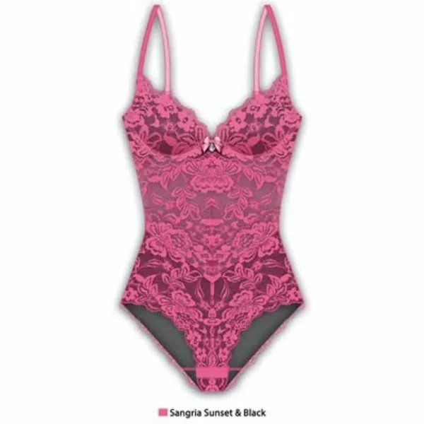 FRENCH AFFAIR – TEDDY JEWEL SANGRIA SUNSET PLUS SIZE