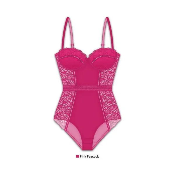 French Affair – Teddy Mid Band Pink Peacock – Queen