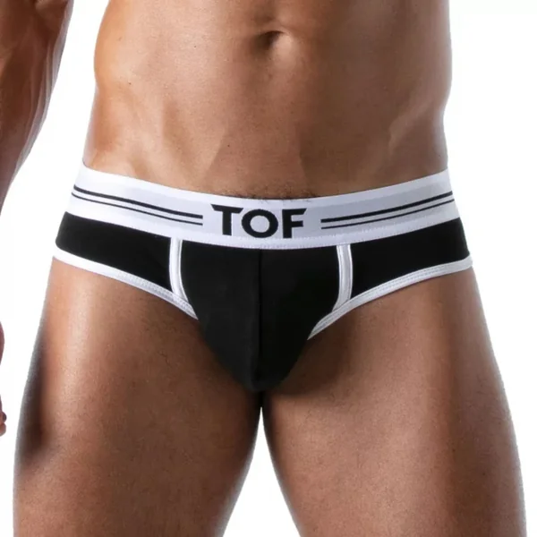 French Briefs Black – Size : XL