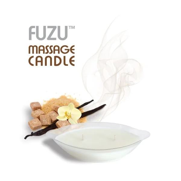 FUZU MASSAGE CANDLE WARM VANILLA SUGAR 4 OZ