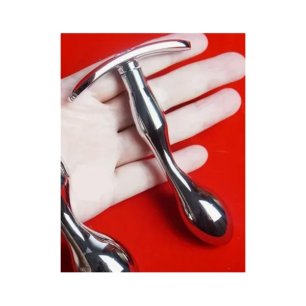 Gem Arc – Curved Aluminum Alloy Butt Plug Small