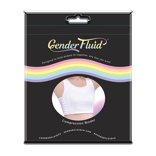 Gender Fluid Chest Compression Binder - Xxl White