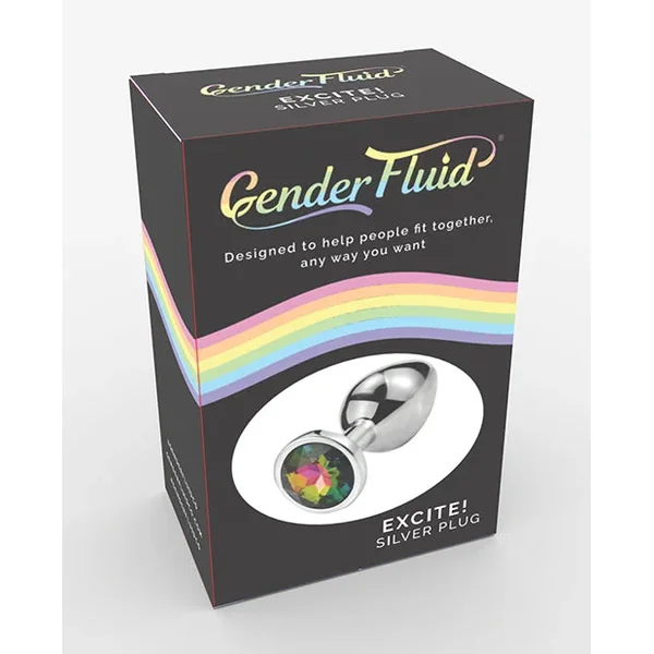 Gender Fluid Excite! Plug – Silver