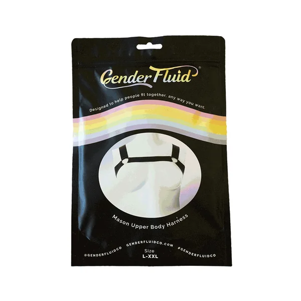 Gender Fluid – Harness Mason Ring Detail – Plus Size