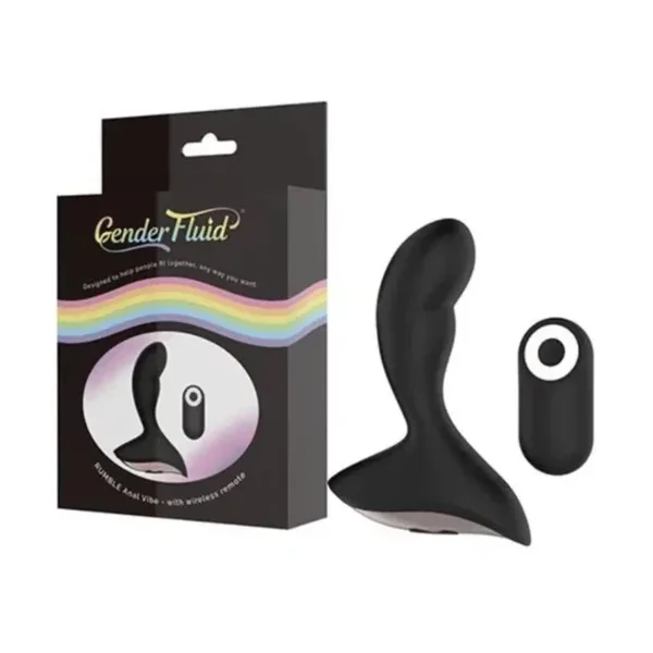 Gender Fluid “Rumble” Anal Vibe w/Remote