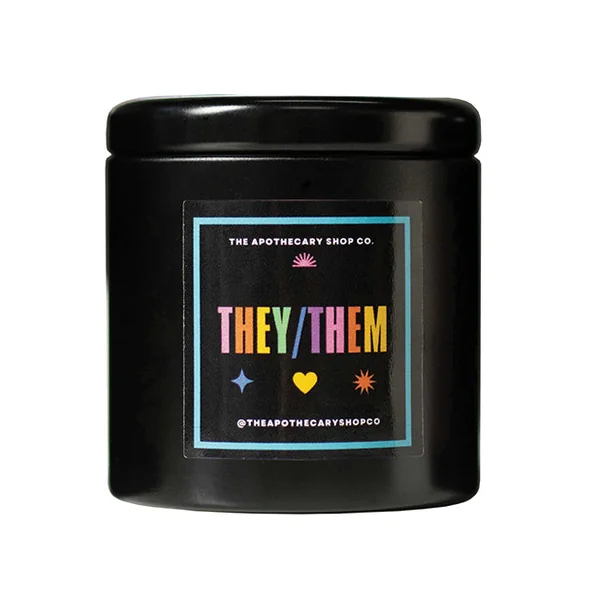 Gender Fluid They/them Candle