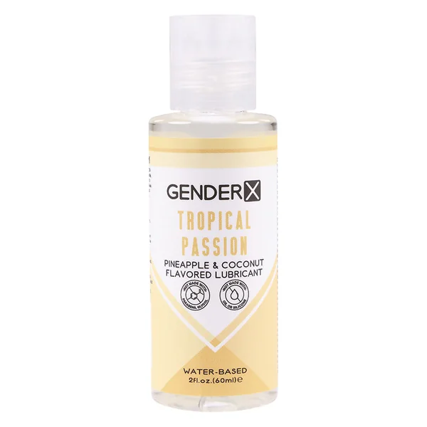 Gender X Flavored Water-Based Lubricant - Tropical Passion 2oz