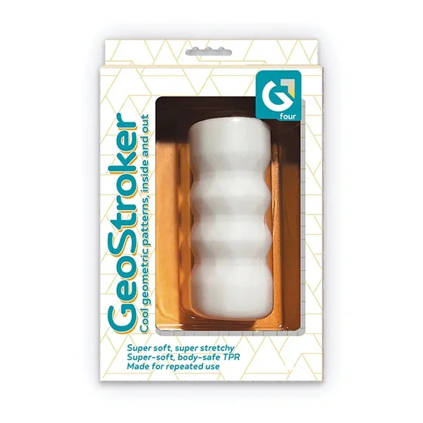 GeoStroker Four 5″ Ultra-Soft Stroker – White