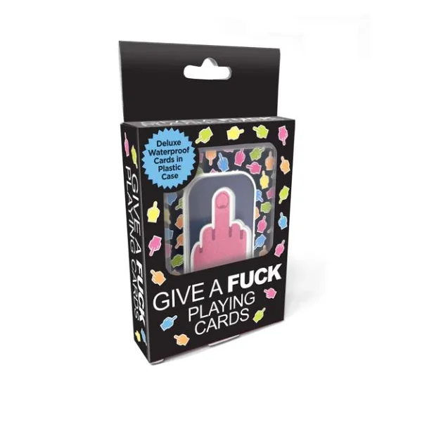 GIVE A FUCK WATERPROOF PLAYING CARDS
