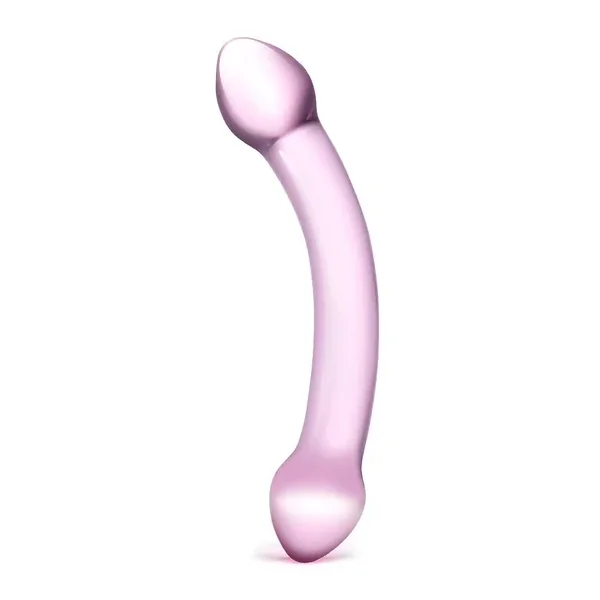 Glas 7.25inch Double Trouble Dildo Purple