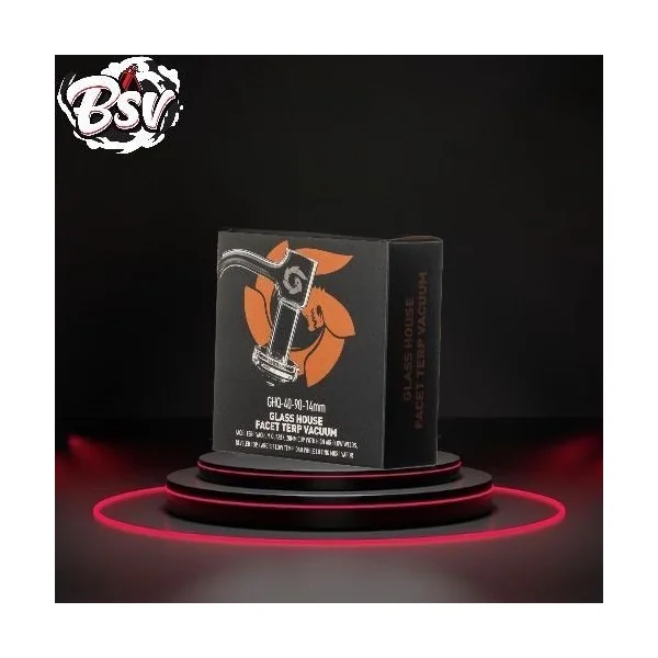 Glass House Facet Terp Vacuum 90° 14mm Banger