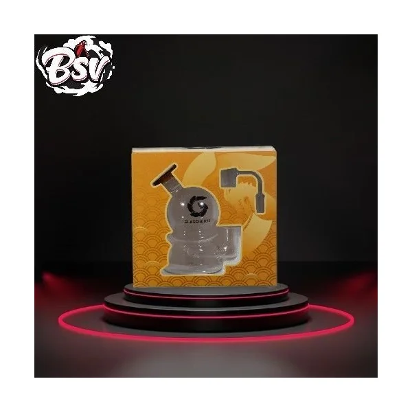 Glass House Globe Stand Banger Hanger Waterpipe