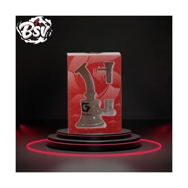 Glass House Splayed Banger Hanger Waterpipe