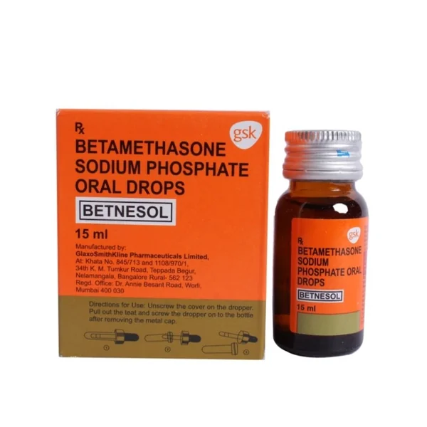 GLAXO SMITH KLINE BETNESOL ORAL DROPS (15ml)