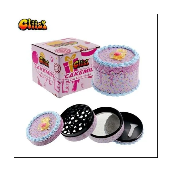 Gliizy 62mm 4p Zinc Alloy Grinder Cake Chocolate