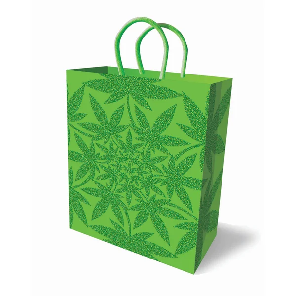 Glitter Ganja Gift Bag - Green