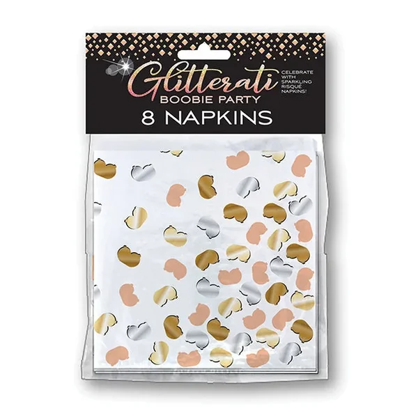 Glitterati Boobie Party Napkins – Pack of 8