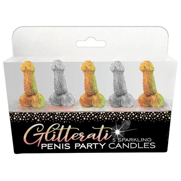 Glitterati Penis Candle Set