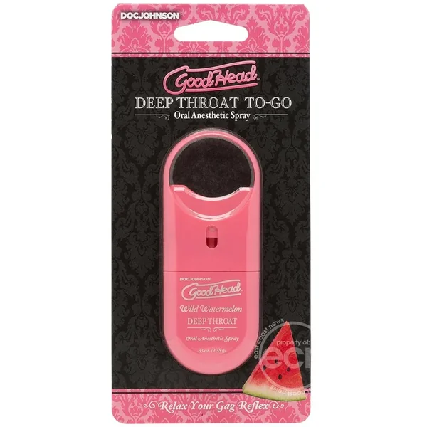 GoodHead Deep Throat To Go Flavored Oral Anesthetic Spray 0.33 oz