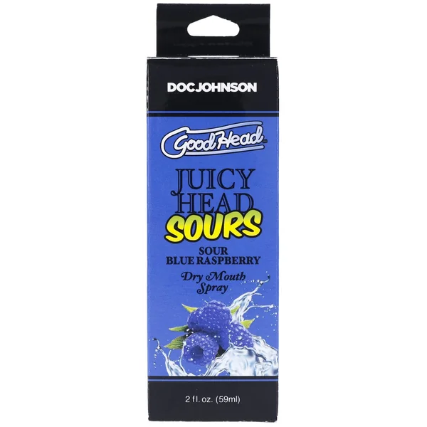 Goodhead - Juicy Head - Dry Mouth Spray - Sour Blue Raspberry - 2 Oz